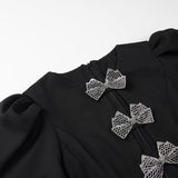 Women Dresses Summer round Neck Love Short Sleeve Dress Hollow Short Skirt (Xds0414)
