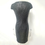 Women's Evening Gown Sexy Casual Vintage Ruffled Sheath Sequins Dress