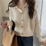 Women Knitwear Spring and Autumn Retro Loose Sweater Top for Women