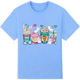 Easter Coffee Bunny Shirt Women Cute Easter Shirt Easter
