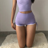 Women Yoga Sports Shorts Sexy Hot Pants Sports Shorts Slim Fit Women's Skinny Hip Raise Fitness Pants