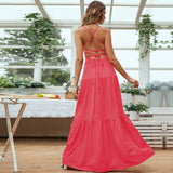 Women Dress Backless Slip Dress