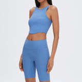 Women Yoga Set Short Sports Yoga Suit