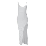 Women Dresses Sleeveless Split Dress