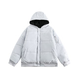 Unisex Winter Cotton Coat Hooded Warm Cotton Jacket Vintage Both Sides Wearable Cotton Clothes