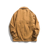 Unisex Shirts Autumn Cloth Pocket Jacket