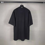 Men T-shirts Balen Paris. Stress Diamond Loose Casual Short Sleeves