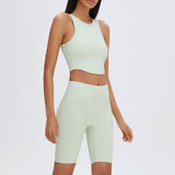 Women Yoga Set Short Sports Yoga Suit