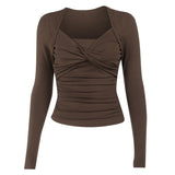 Women Tops Long Sleeve Top Fall/Winter Slim