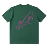 Men T Shirt Hip Hop Retro Graffiti Short Sleeve T-shirt