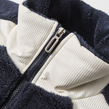 Unisex Winter Cotton Coat Winter Polar Fleece Stand-up Collar Cotton-Padded Clothes