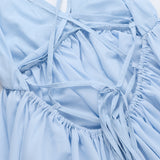 Women Dresses Summer Hip Skirt Sexy Backless Holiday Dress