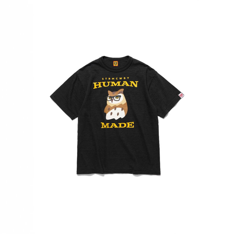 Men T-shirts Eagle with Glasses Pattern Short Sleeve T-Shirt Loose Casual