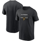 MLB T-Shirts MLB Pirates T-Shirt Outer Sports Baseball Uniform T-Shirt Men's Short Sleeves