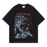 Men T Shirt Gothic Letter Dark Printed Short Sleeve T-shirt