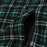 Unisex Winter Cotton Coat Plaid Hooded Fleece Padded Coat Vintage Loose and Warm Cotton-Padded Coat
