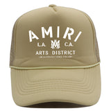 Amiri Hat Alphabet Print Shade Baseball Cap Outdoor Cap