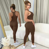 Women Jumpsuit Summer Slim-Fit Zipper Overalls