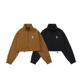 Unisex Jacket Autumn Drawstring Cardigan