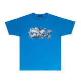 Amiri T Shirts Fashion Brand Short Sleeve T-shirt Shirt