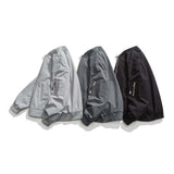 Unisex Shirts Autumn Baseball Multi-Pocket Jacket