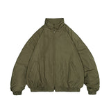 Unisex Winter Cotton Coat Vintage Loose Flight Jacket Cotton-Padded Jacket