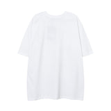 Men T Shirt Graffiti Letter Print Short-Sleeve T-shirt Baby Boy and Girl Summer Loose T-shirt