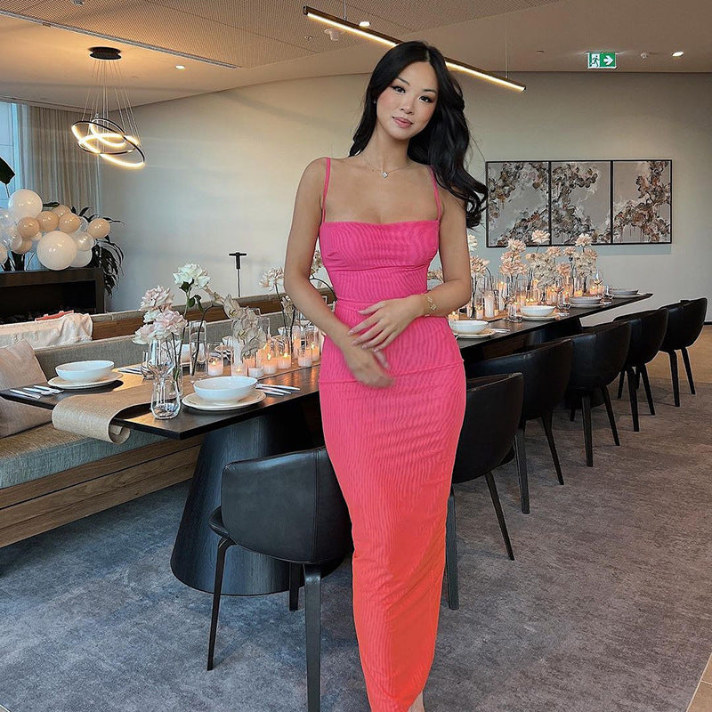 Women Dresses Spring Hip Skirt Sexy Sling Dress