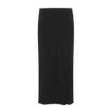 Women Long Skirt Side Striped Contrast Color Mid-Length A- line Skirt
