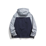 Unisex Jacket Fall Mechanical Style Shell Jacket Hooded Jacket Men and Women Baggy Coat