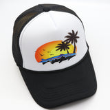 Bass Pro Shops Hat Summer Outdoor Surfing Baseball Cap Printed Fishing Net Cap
