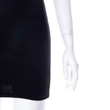 Women Dresses Spring Hollow-out Camisole Sheath Dress (Bla0420)