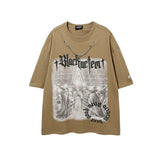 Men T Shirt Cross Couple Short Sleeve T-shirt