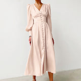 Women Dress Autumn and Winter Dress Long Skirt