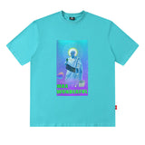 Men T Shirt Cartoon Printed Short Sleeve T-shirt
