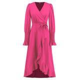Women Date Dress V-neck Dress Formal Dress