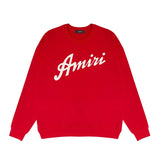 Amiri Long Sleeved Shirt Fashion Brand Crew Sweatshirts round Neck Sweater
