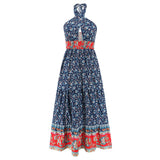 Women Date Dress Sexy Retro Floral Dress