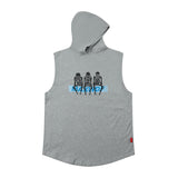 Men Vest Summer Hip Hop Vest Retro Sleeveless T-shirt