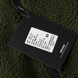 Unisex Winter Cotton Coat Lambswool Stand-up Collar Cotton-Padded Clothes Vintage Loose Embroidered Cotton-Padded Jacket