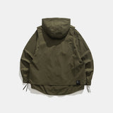 Unisex Jacket Autumn Windproof Hood Coat