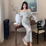 Women Dresses Elegant Slim-Fit Hip Skirt