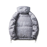 Unisex Winter Cotton Coat Winter Retro Dark Pattern Warm down Jacket