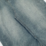 Women Long Skirt Split Denim Skirt Summer Retro Loose A- line Skirt