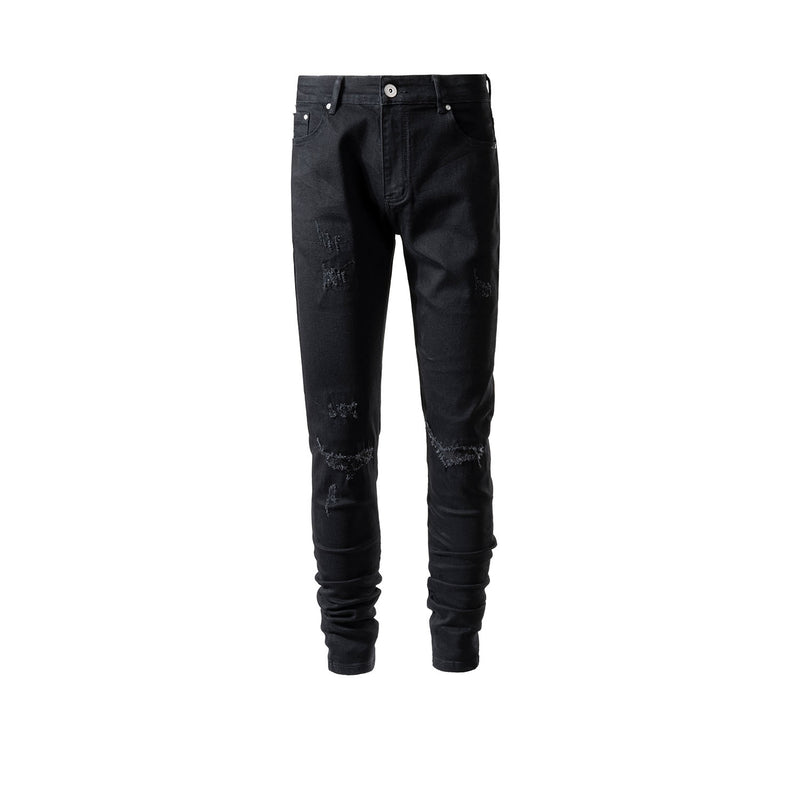 MIJKO Men's Vintage Pants MIJKO Men's Women's Spring and Summer Urban High Street Pants Jeans