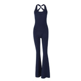 Women Jumpsuit Spring and Summer Sexy Backless Slim Fit Shoulder Strap Jumpsuit