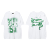 Men T Shirt Heart Printing Short Sleeve T-shirt