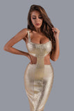 Women Evening Dress Bandage Dress Sexy Sling Backless Dress