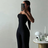 Women Jumpsuit Spring Summer Slim-Fit Jumpsuit (Hawthaw0412)