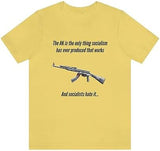 Irony of The AK-47 Men's and Ladies Tee